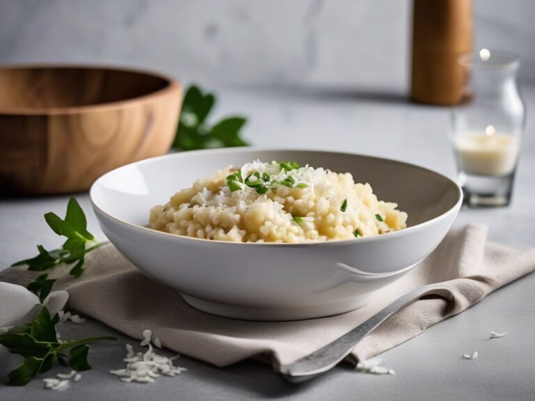 Kukkakaalirisotto ja parmesaani
